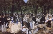Edouard Manet Music in the Tuileries Garden oil painting on canvas